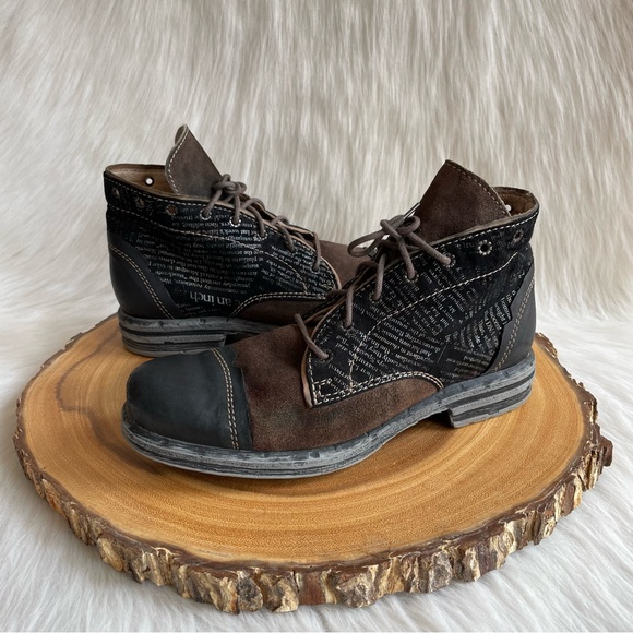 CloCharme Shoes - Clocharme Italian leather boho lace boots